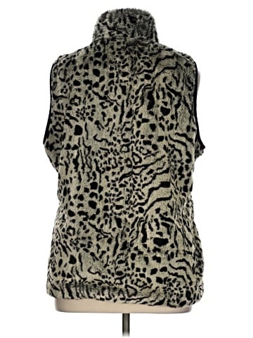 Coldwater Creek Faux Fur Vest (view 2)