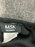 MSK 100% Polyester Black Formal Skirt Size 1X - photo 4