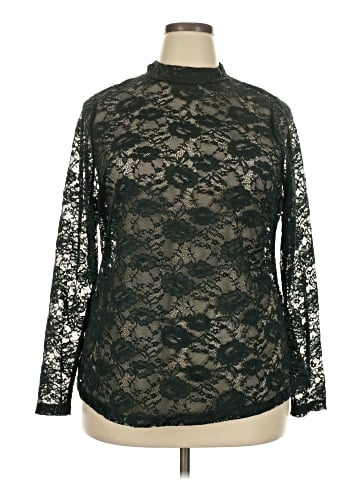 Lane Bryant Long Sleeve Blouse (view 1)