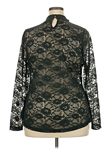 Lane Bryant Long Sleeve Blouse (view 2)