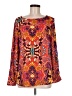 Ann Taylor LOFT 100% Polyester Orange Long Sleeve Blouse Size M - photo 1