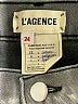 L'Agence Gray Denim Shorts Size 24 waist - photo 3