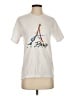 Assorted Brands Print White Short Sleeve T-Shirt Size S - photo 1