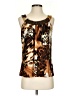 AGB Brown Sleeveless Blouse Size S - photo 1