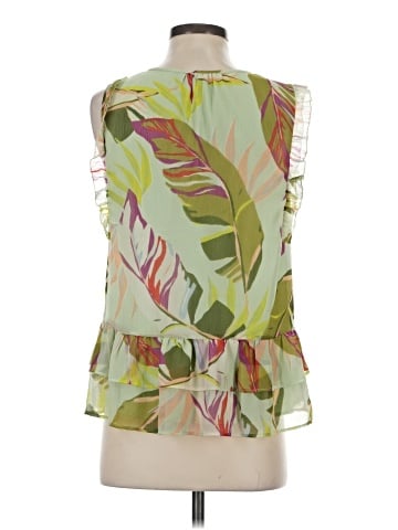 Kaari Blue Sleeveless Blouse (view 2)