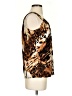 AGB Brown Sleeveless Blouse Size S - photo 4