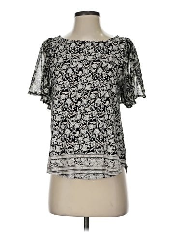Lucky Brand Short Sleeve Blouse (view 1)