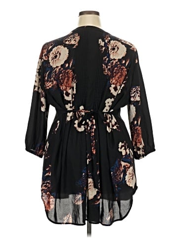 Melissa McCarthy Seven7 3/4 Sleeve Blouse (view 2)