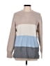 Arizona Jean Company Color Block Tan Pullover Sweater Size M - photo 1