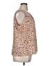 Tahari by ASL 100% Polyester Tan Sleeveless Blouse Size 16 - photo 4
