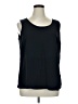 Colleen Lopez 100% Polyester Black Sleeveless Blouse Size XL - photo 1