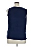 Colleen Lopez 100% Polyester Blue Sleeveless Blouse Size XL - photo 2