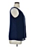 Colleen Lopez 100% Polyester Blue Sleeveless Blouse Size XL - photo 4