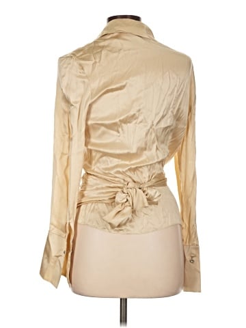 Ann Taylor Long Sleeve Silk Top (view 2)