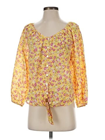 Land' n Sea 3/4 Sleeve Blouse (view 1)