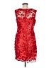 Marina 100% Polyester Red Cocktail Dress Size 8 - photo 2