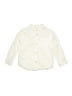 Zara Solid Ivory Long Sleeve Button-Down Shirt Size 4 - 5 - photo 1