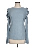 Shein Blue Long Sleeve Top Size 12 - photo 1