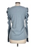 Shein Blue Long Sleeve Top Size 12 - photo 2