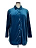 Blast 100% Polyester Blue 3/4 Sleeve Blouse Size 1X - photo 1