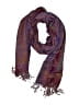 Unbranded Paisley Purple Burgundy Scarf One size - photo 1