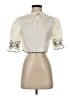 Unbranded Ivory Short Sleeve Blouse Size 4 - photo 1