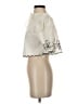 Unbranded Ivory Short Sleeve Blouse Size 4 - photo 5