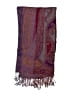 Unbranded Paisley Purple Burgundy Scarf One size - photo 2