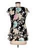 DressBarn 100% Polyester Black Short Sleeve Blouse Size M - photo 2