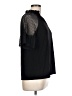 Anne Klein Black Short Sleeve Blouse Size L - photo 4