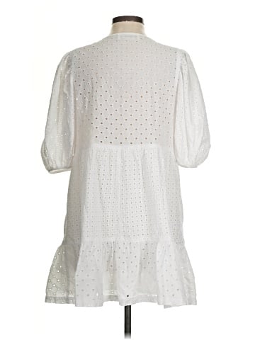 Self Contrast Casual Dress (view 2)