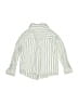 Zara Stripes Ivory Long Sleeve Button-Down Shirt Size 4 - 5 - photo 2