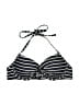 Aerie Stripes Black Swimsuit Top Size L - photo 1