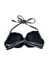 Aerie Stripes Black Swimsuit Top Size L - photo 2