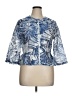 Ruby Rd. Blue 3/4 Sleeve Blouse Size 14 - photo 1