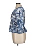 Ruby Rd. Blue 3/4 Sleeve Blouse Size 14 - photo 5