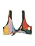 Shein Graphic Green Swimsuit Top Size S - photo 1