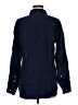 J.Crew 100% Linen Blue Long Sleeve Button-Down Shirt Size 8 - photo 2