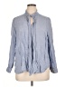 Ann Taylor LOFT Blue Long Sleeve Blouse Size XL - photo 1