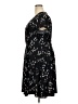 Torrid Argyle Black Casual Dress Size 2X Plus (2) - photo 5