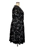 Torrid Argyle Black Casual Dress Size 2X Plus (2) - photo 4