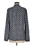Ann Taylor LOFT 100% Polyester Blue Long Sleeve Blouse Size M - photo 2