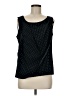 Ann Taylor LOFT Outlet 100% Polyester Black Sleeveless Blouse Size M (petite) - photo 1