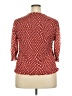 Time and Tru Red 3/4 Sleeve Blouse Size 2X - photo 2