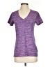 Reebok 100% Polyester Purple Active T-Shirt Size S - photo 1