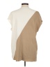 Zara Tan Short Sleeve Top Size M - photo 2