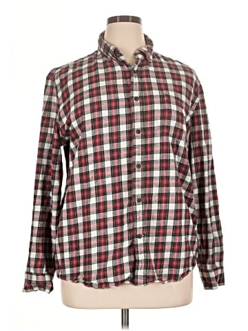 St. John's Bay Long Sleeve Button-Down Shirt (view 1)