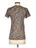 Reebok 100% Polyester Tweed Brown Active T-Shirt Size S - photo 2