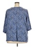 Catherines Blue 3/4 Sleeve Blouse Size 3X Petite - photo 2