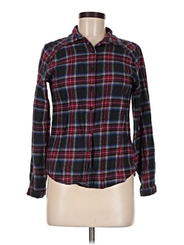Peach Love Long Sleeve Button-Down Shirt (view 1)